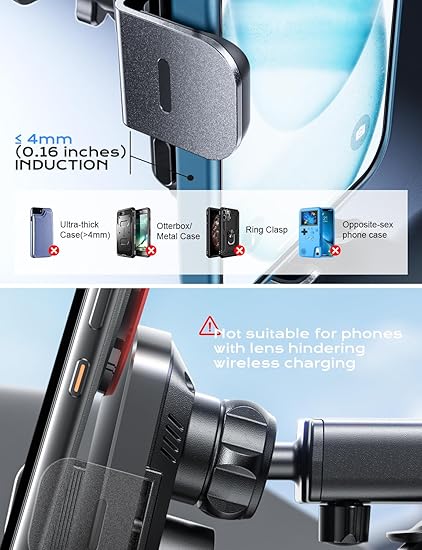 Phone holder + Wireless Charger