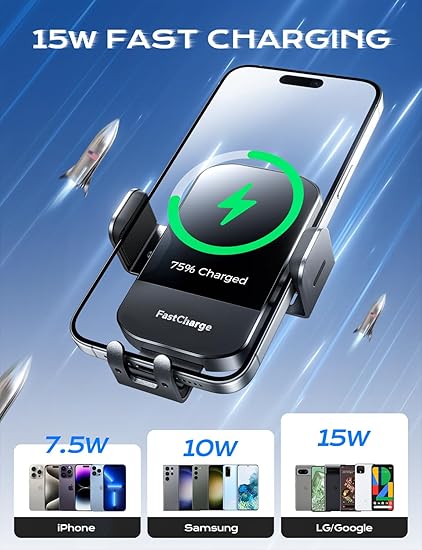 Phone holder + Wireless Charger